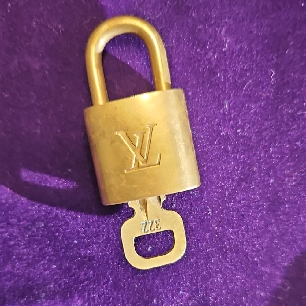 Louis Vuitton Brass Padlock with Key